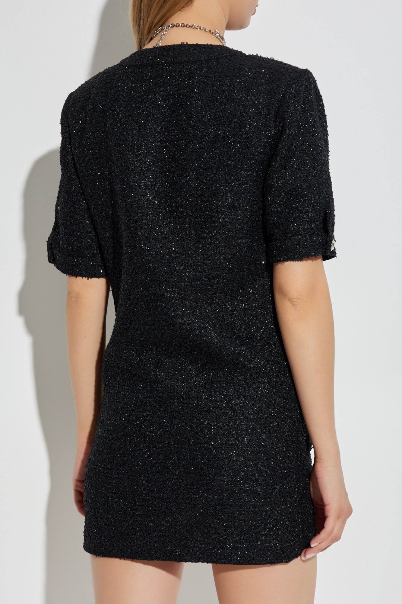 Alessandra Rich Tweed dress with bow | Women's Clothing | Vitkac